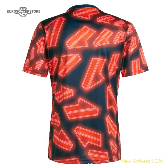 2023-2024 Black And Whites Pre Match Shirt (night Indigo)