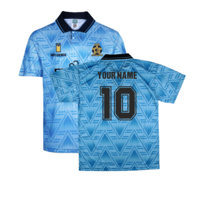 Official Cambridge United 1991-1993 Away Retro Shirt (your Name)