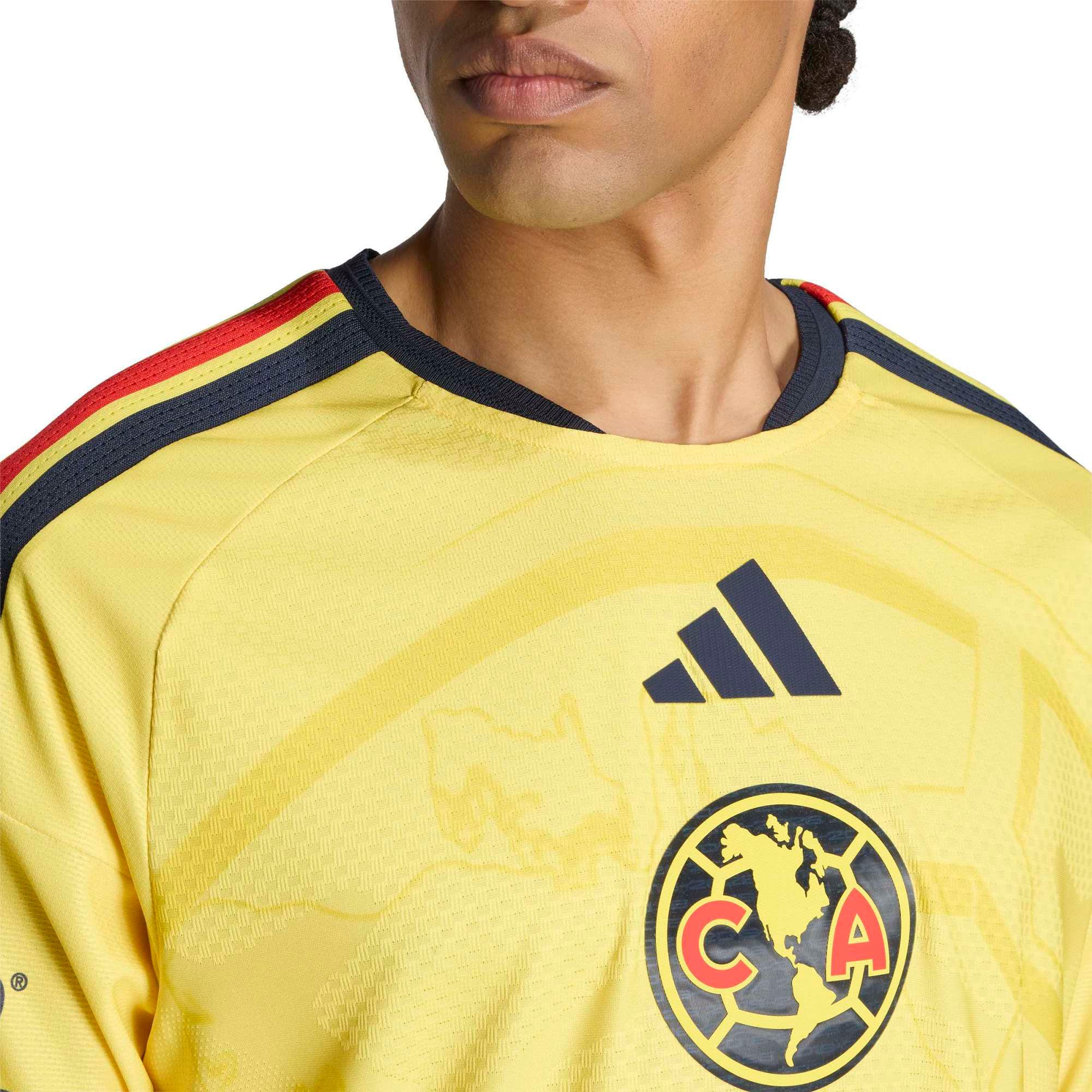 [SJH] Club America 2026/27 Home On-Field Authentic Long Sleeve Jersey - Yellow