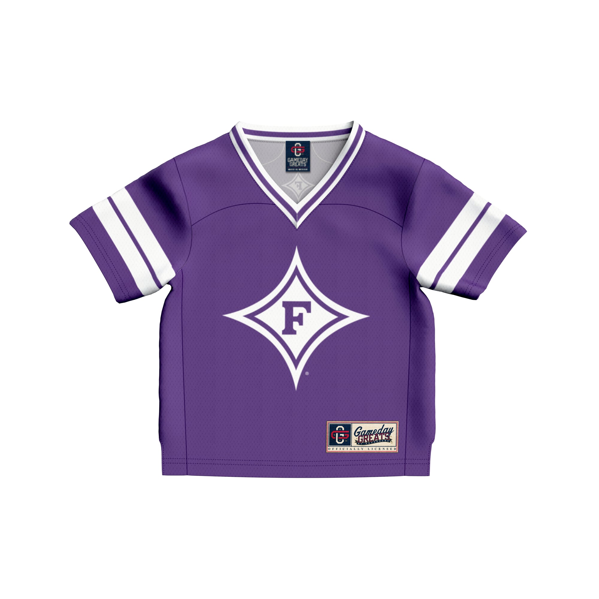 Infant #1 Purple Furman Paladins Lightweight Collegiate Football Fashion Jersey