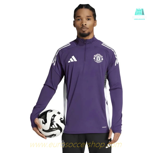 2025-2026 Man Utd Training Top (Aurora Plum)