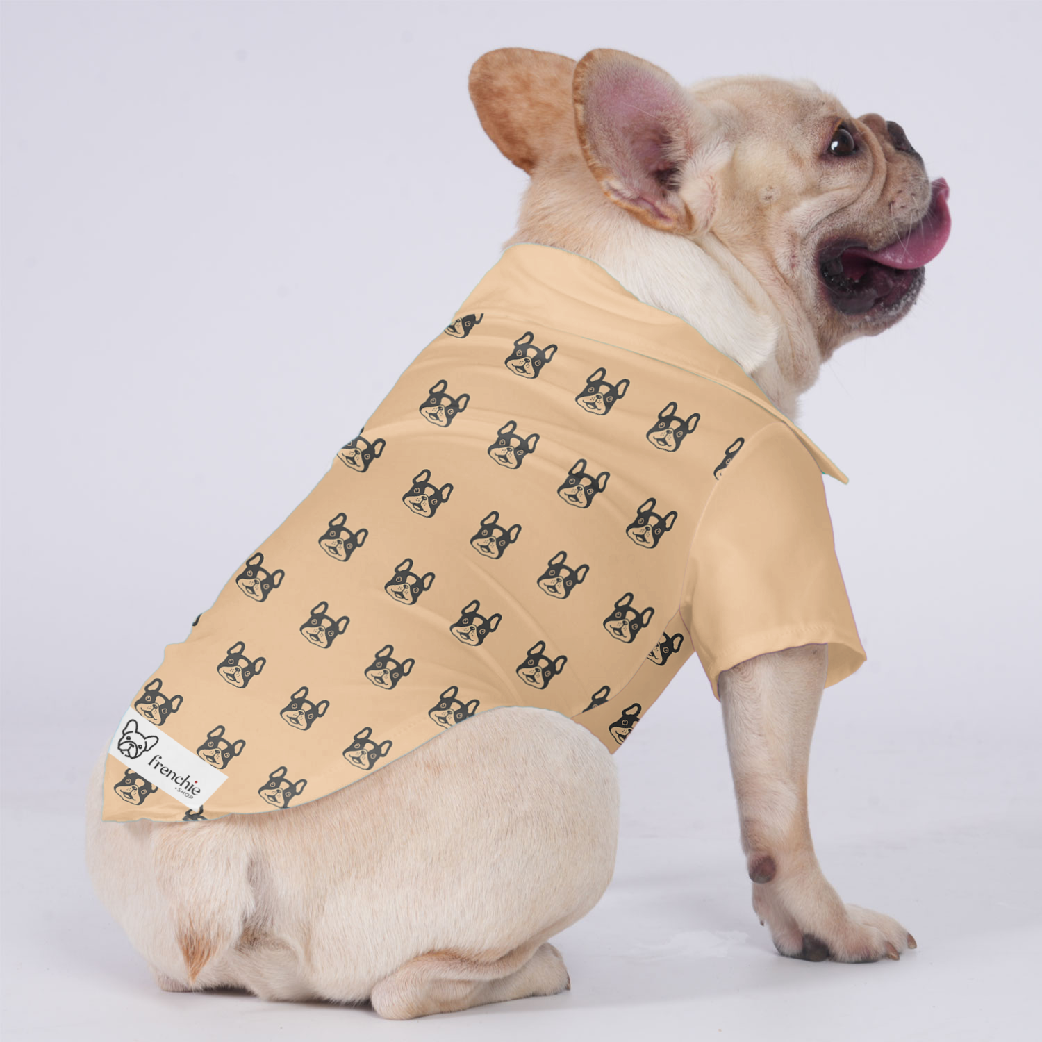 - French Bulldog Themed Hawaiian Shirt For Frenchies For Frenchie Fans