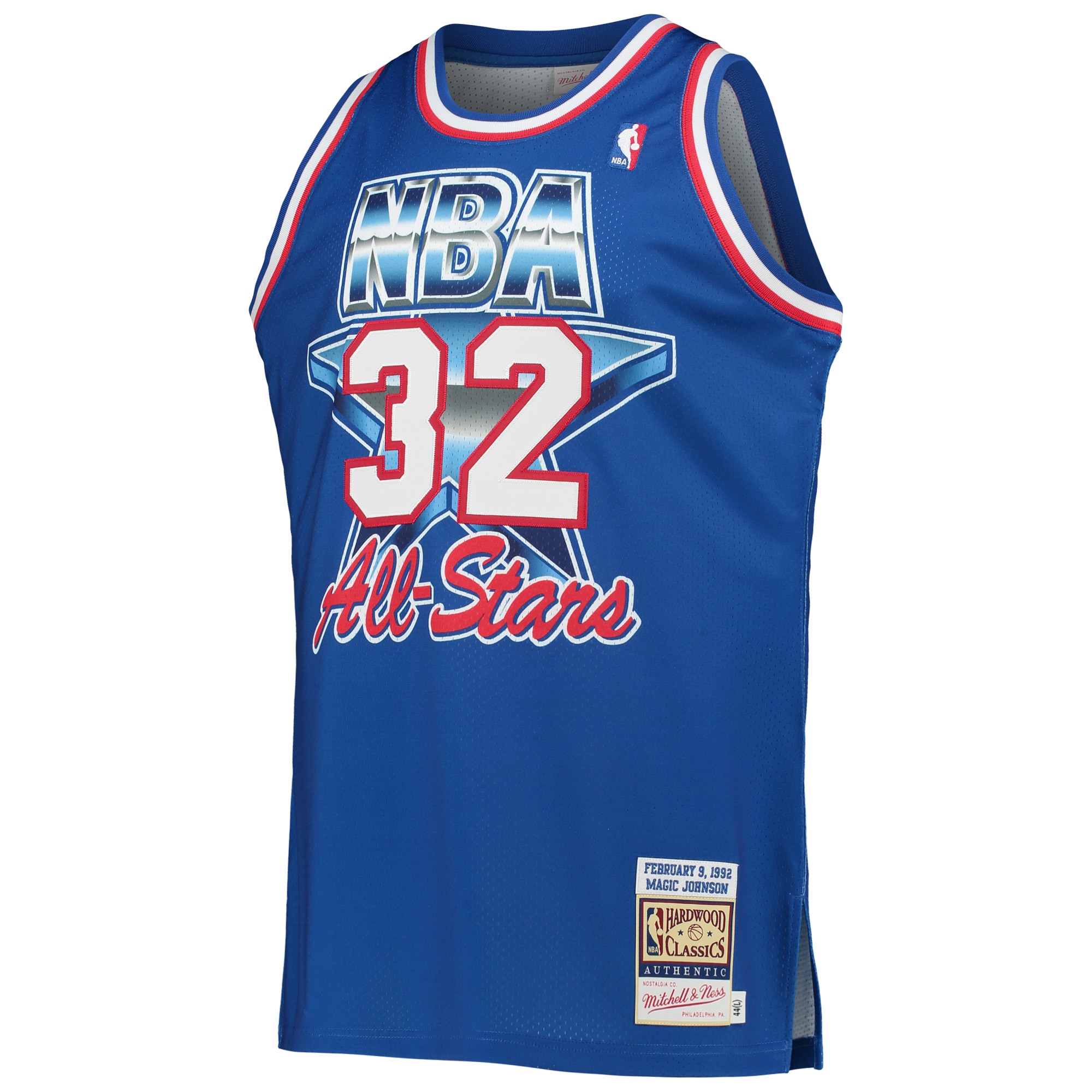 [DDG] Magic Johnson Western Conference Hardwood Classics 1992 NBA All-Star Game Authentic Jersey - Royal