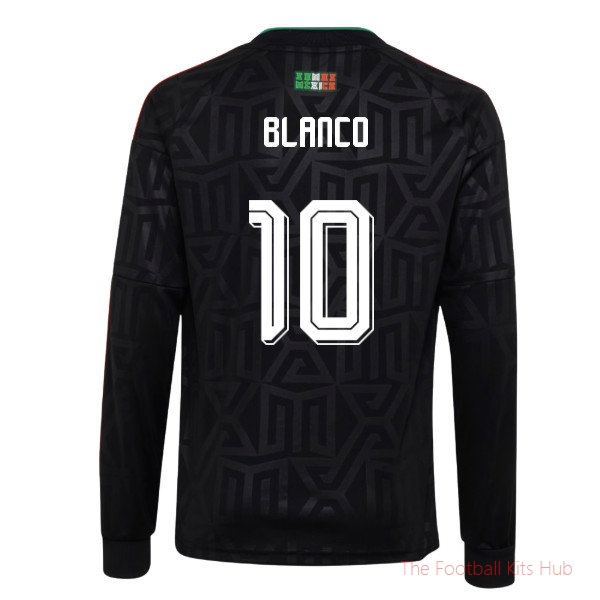 2026-2027 Mexico Third Long Sleeves Shirt (Kids) (Blanco 10)