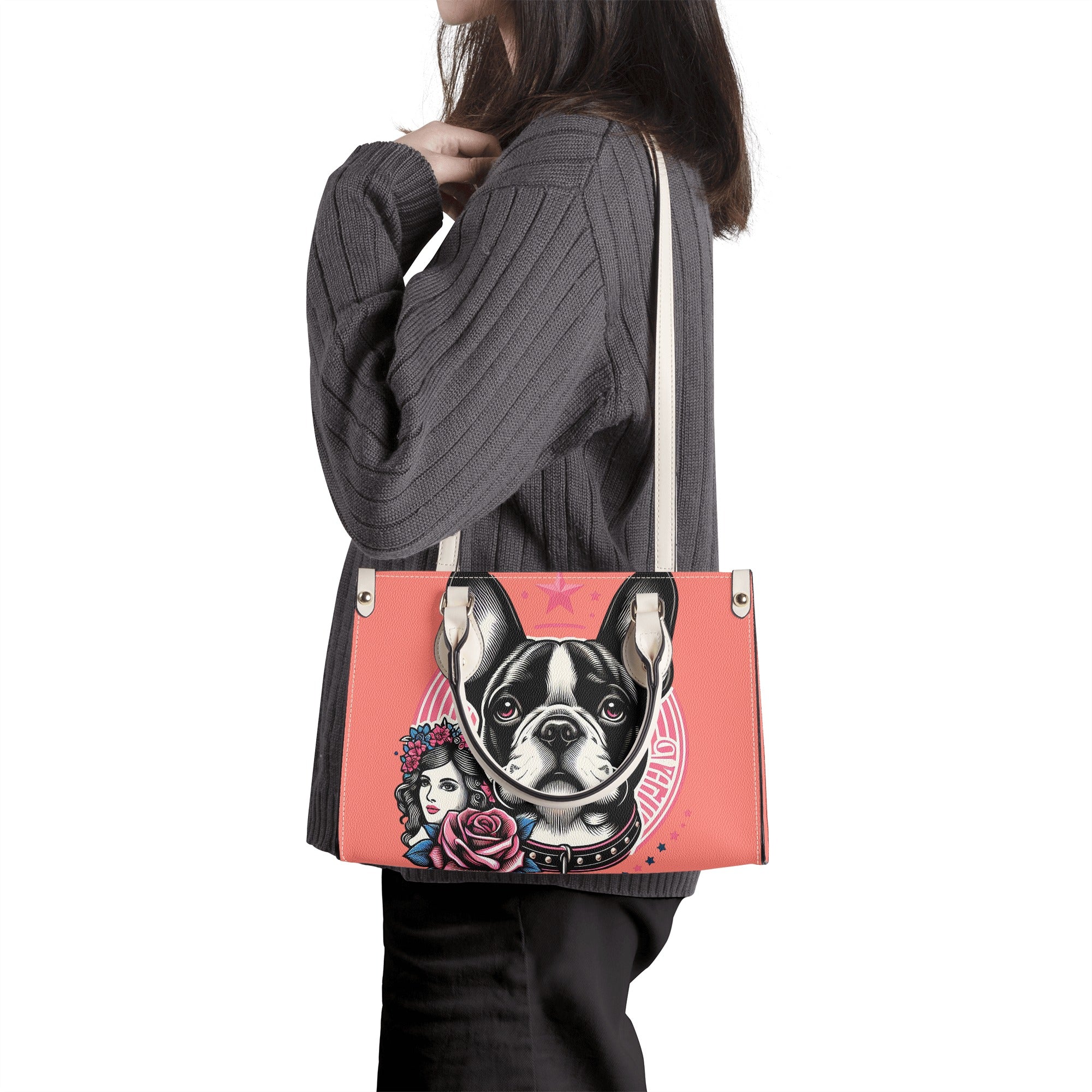 French Bulldog Lover Lily Luxury Women Handbag Frenchie Fan Item