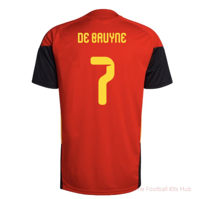 2026-2027 Belgium Training Jersey (Red) (De Bruyne 7)