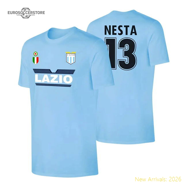 99/00\' Lazio \'Vintage T-Shirt Nesta - Light Blue Fan Edition