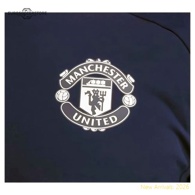 Premium 2024-2025 Man Utd Training Authentic Top Night Indigo