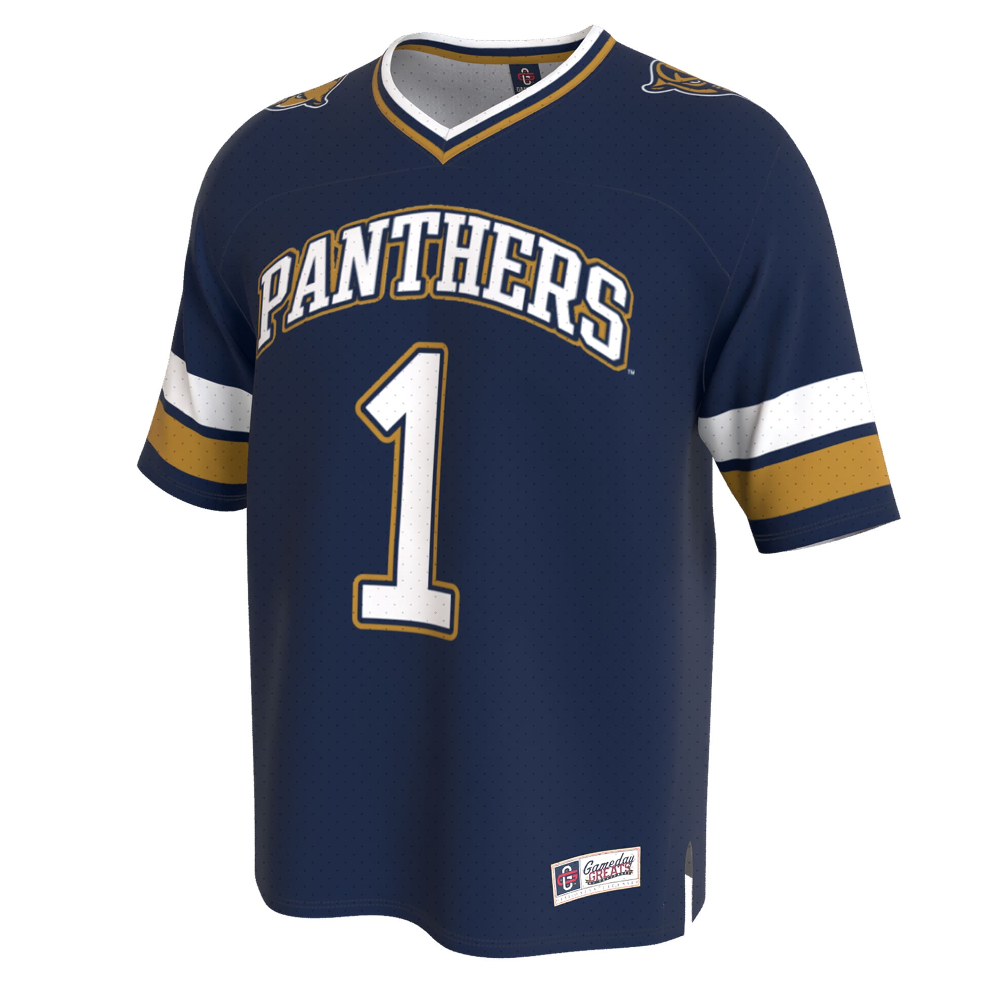 [DDG] FIU Panthers GameDay Greats Unisex Lightweight Collegiate Football Fashion Jersey - Navy