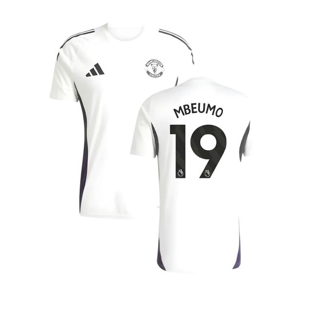 2025-2026 Man Utd Training Jersey (White) (Mbeumo 19)