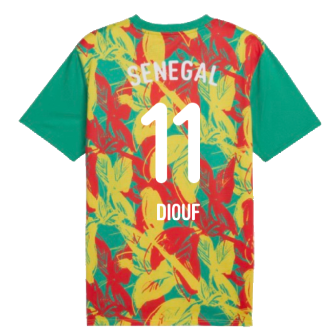 2024-2025 Senegal Prematch SS Jersey (Green) (Diouf 11)