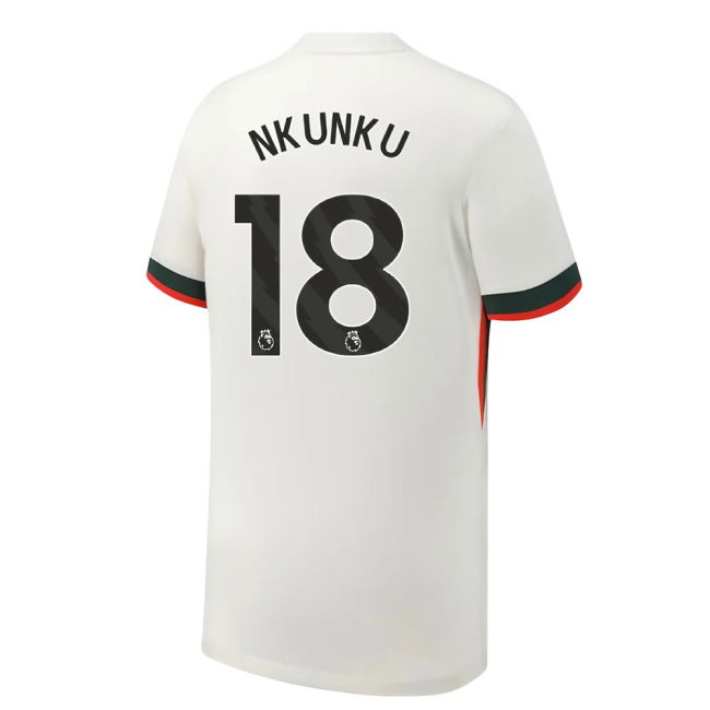 soccer jersey 2025-2026 Chelsea Away Shirt (Kids) (Nkunku 18)