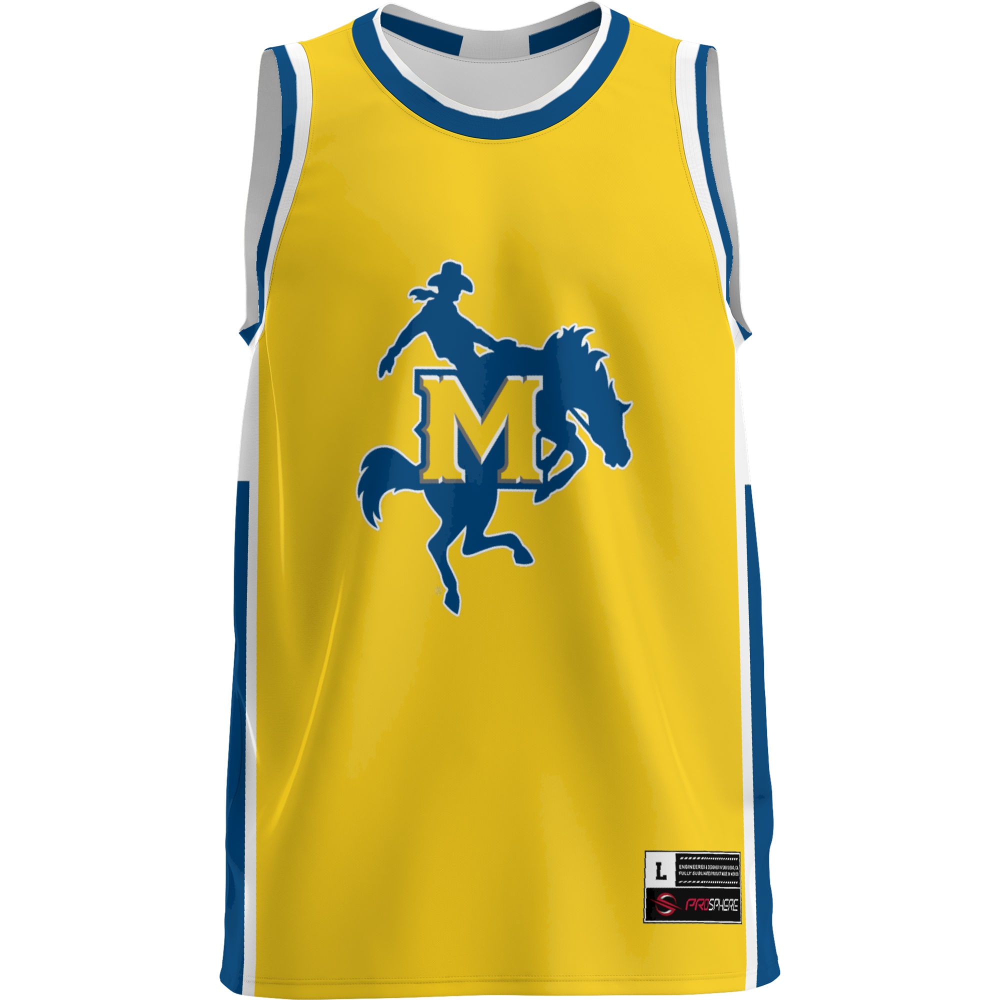 [NJP] McNeese State Cowboys GameDay Greats Lightweight Basketball Jersey - Blue