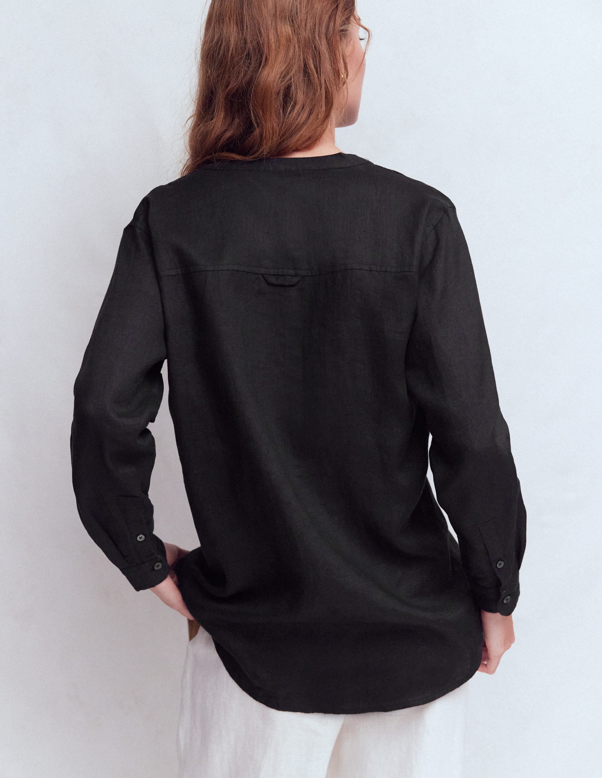 Longline Linen Shirt