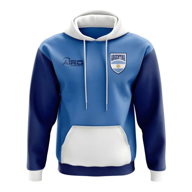 Professional Argentina Concept Country Football Hoody (Sky)