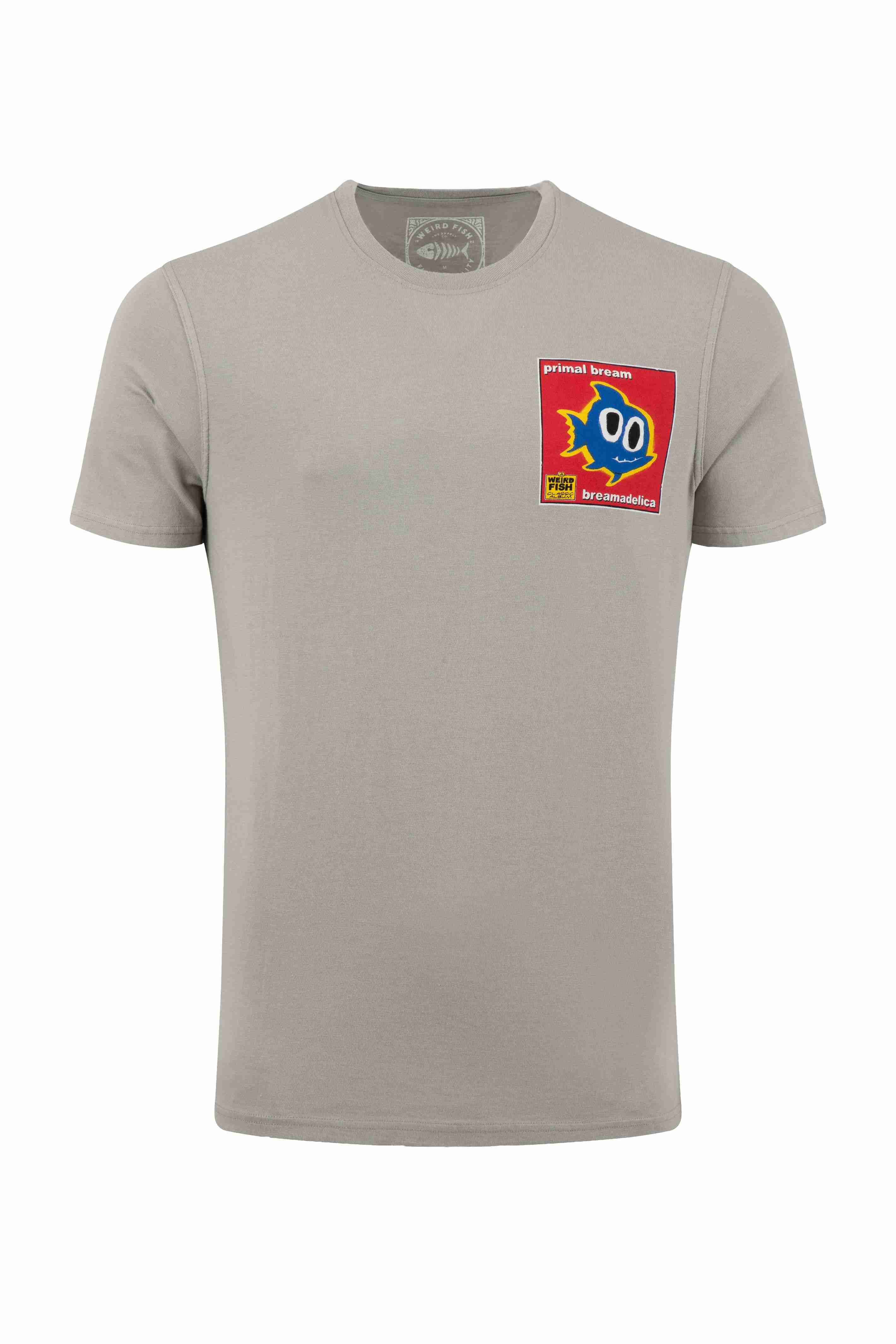 Primal Bream Back Print Artist T-Shirt Limestone