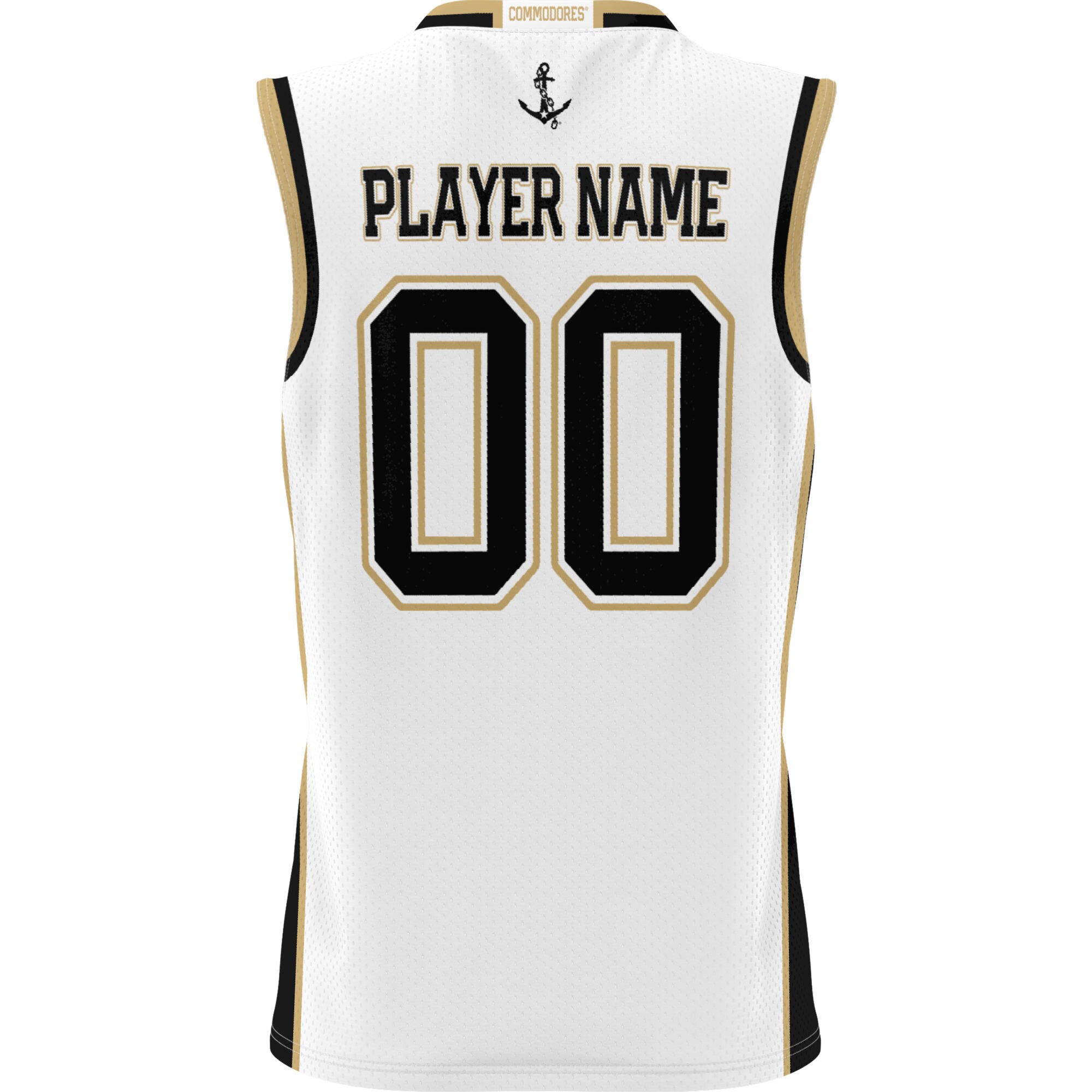 [NJP] Vanderbilt Commodores GameDay Greats NIL Pick-A-Player Men's Basketball Jersey - White