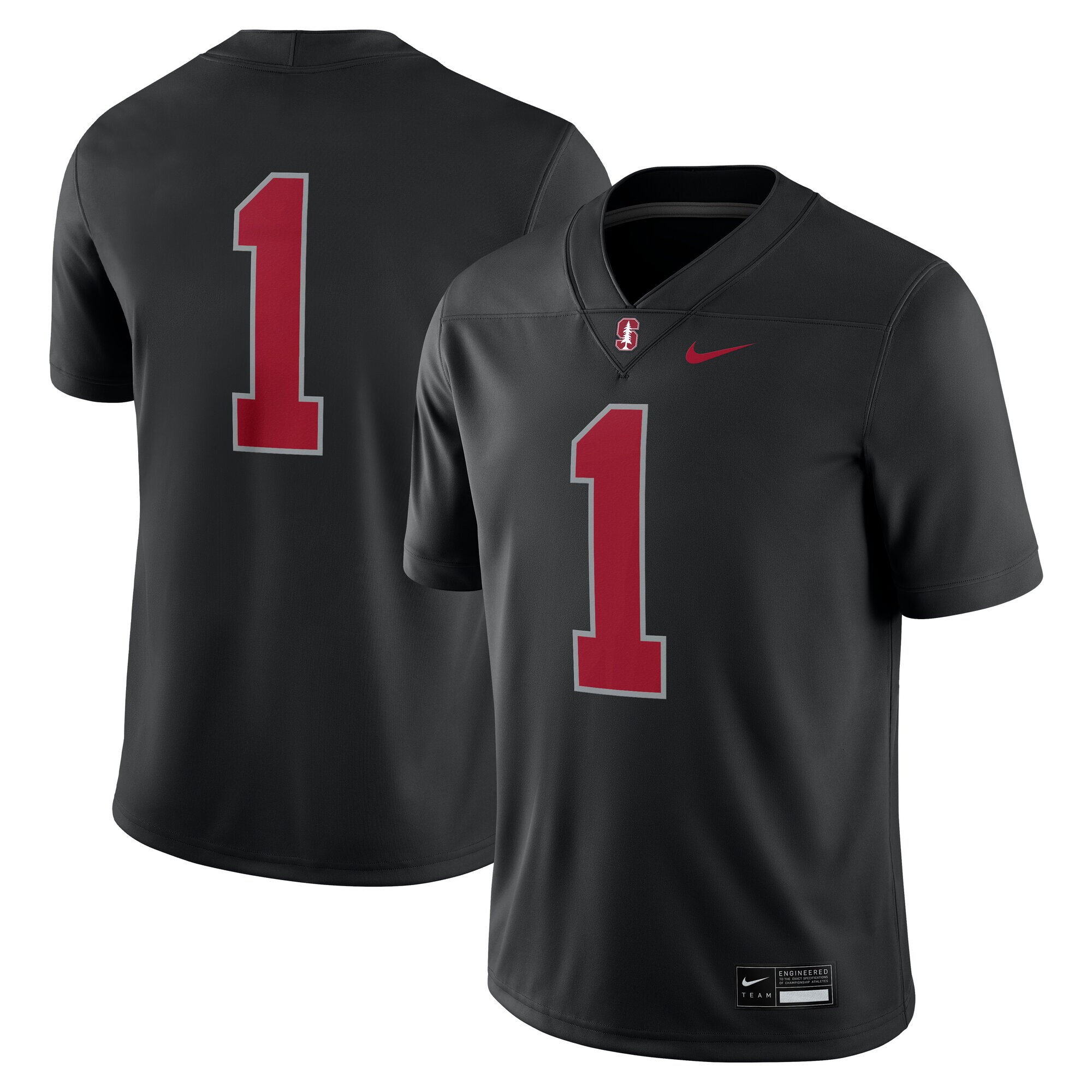 [DDG] Stanford Cardinal Alternate Game Jersey - Black