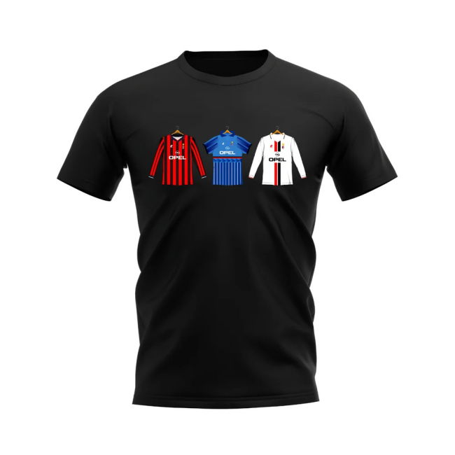 Official 1995-1996 Ac Milan Shirt With Retro Design - Easy Care