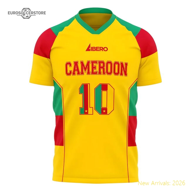 Cameroon 2022 Home Jersey Shirt Football Fan Apparel Match Day Game Day Apparel