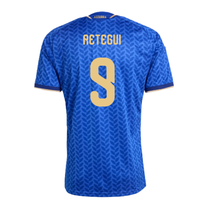 Retegui 9 Pro Style Italy Home Player Jersey 2026-2027