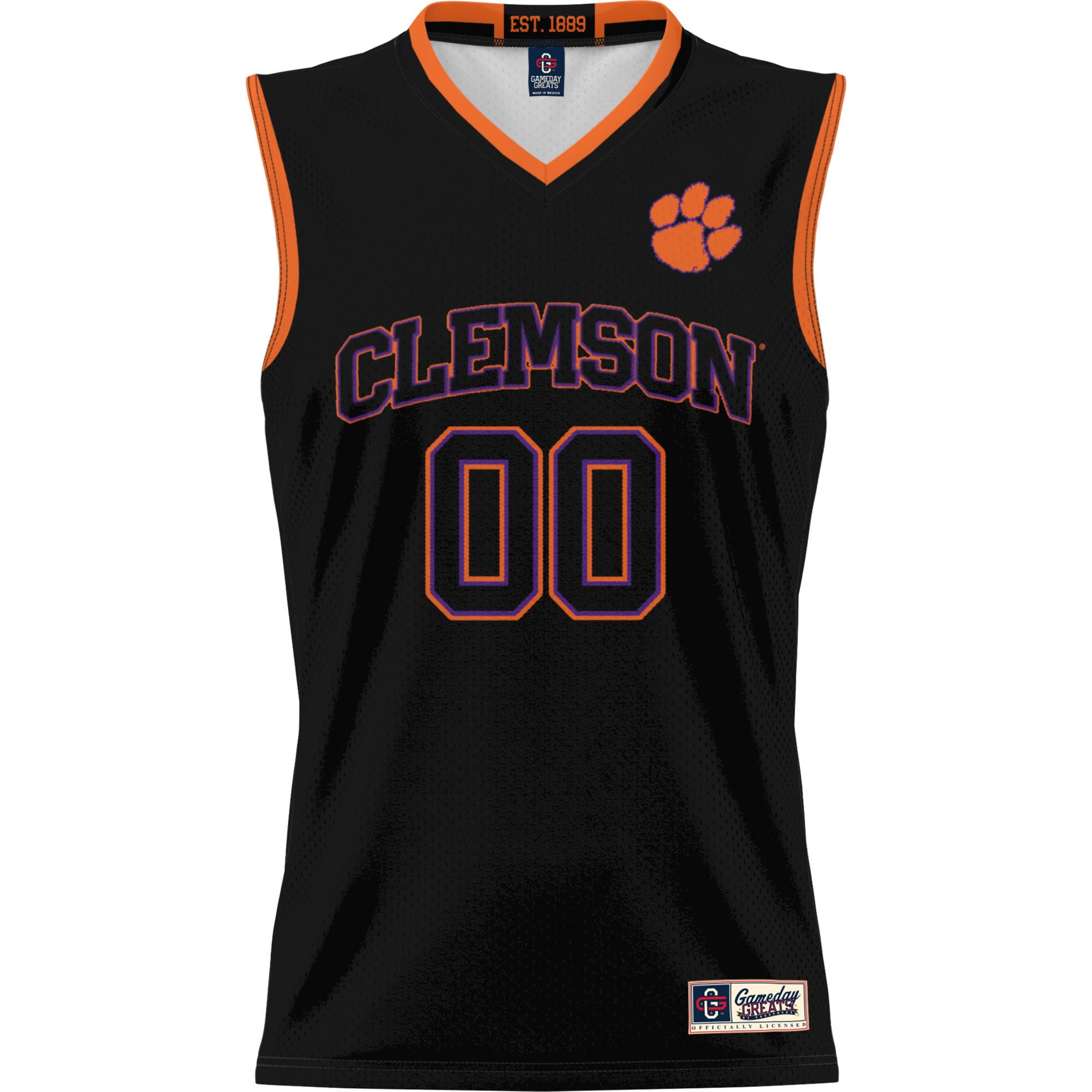 [DDG] Clemson Tigers GameDay Greats Youth NIL Pick-A-Player Lightweight Women's Basketball Jersey - Black