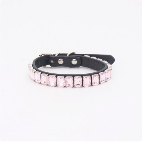 DiamondPaws Luxury Frenchie Collar Rhinestone Necklace for Your Posh Pup