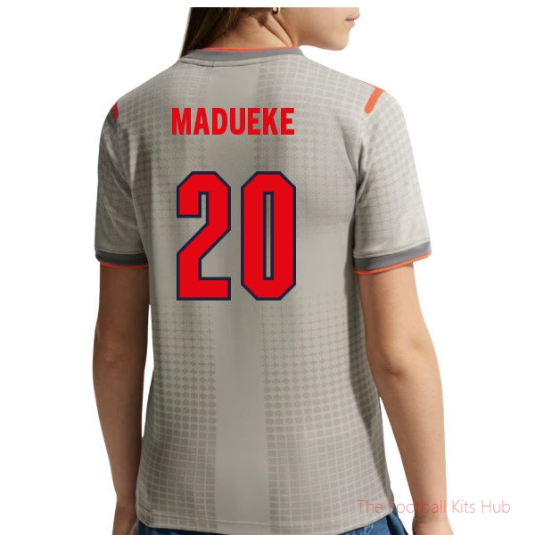 [SPK] 2026/27 England x Palace Pre-Match Shirt Grey - Kids Madueke 20