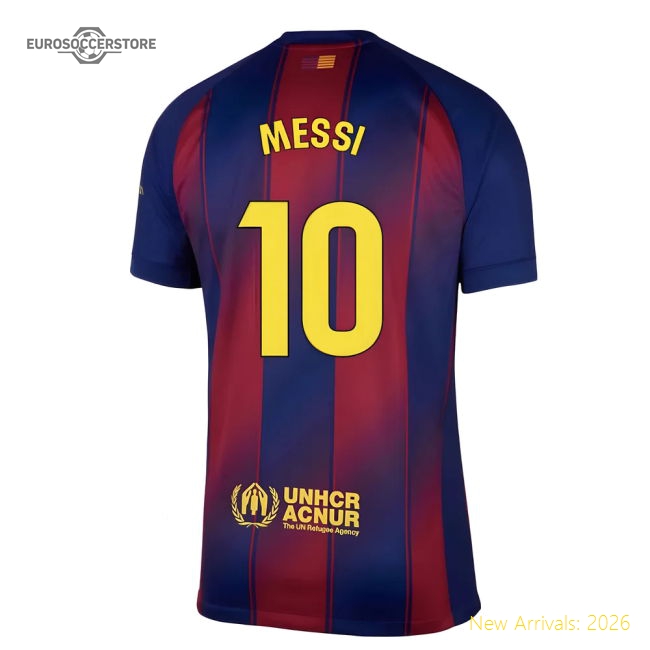 2025-2026 Barcelona Home Shirt (Messi 10)