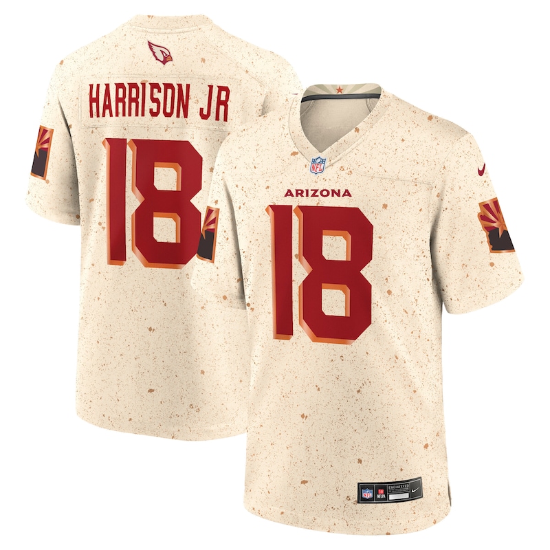 None Marvin Harrison Jr. AZ Cardinals Powerful Official Jersey