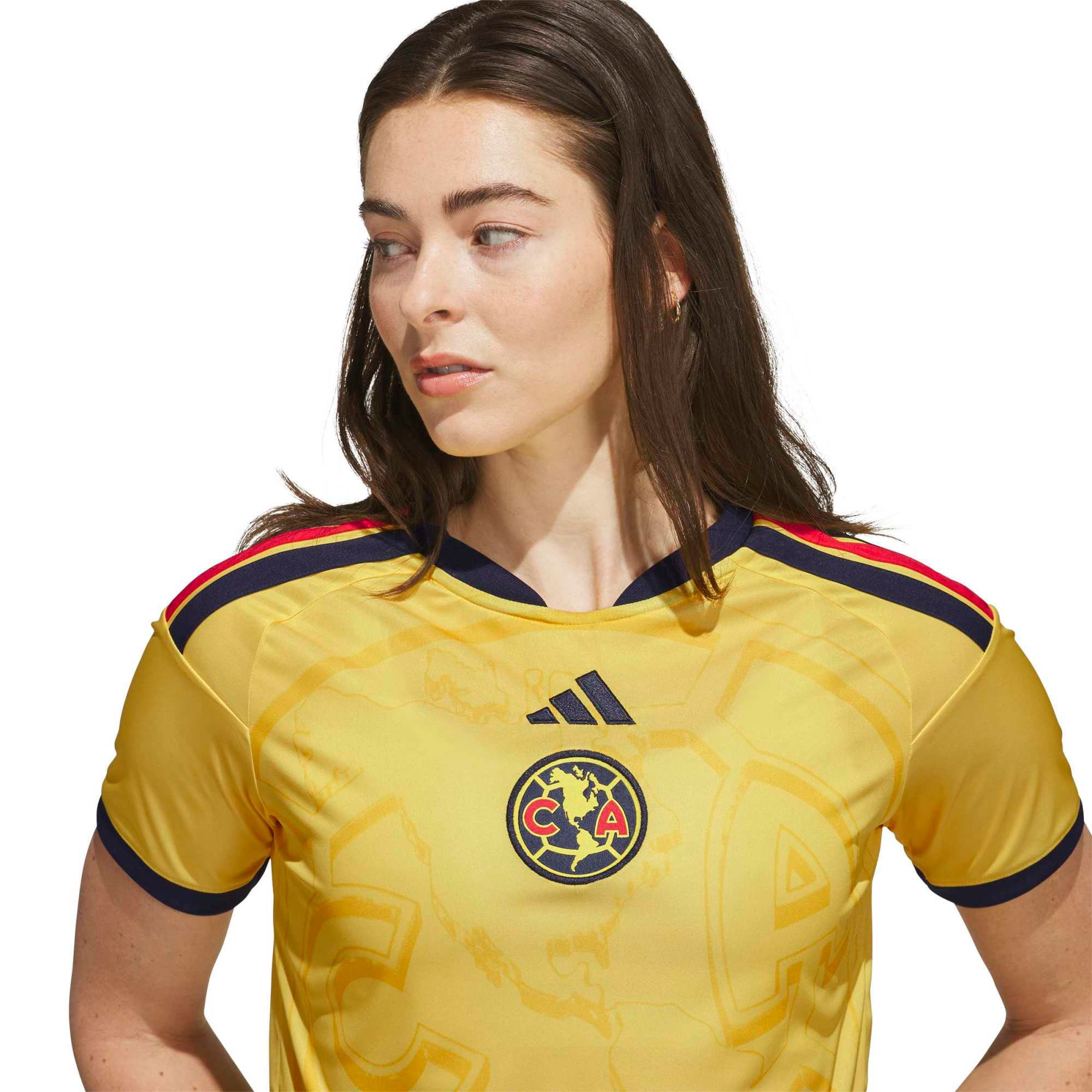 [ESK] Club America Women's 2026/27 Home Cropped Replica Jersey - Yellow