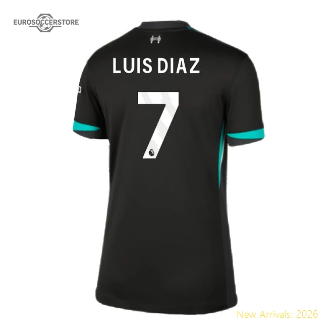 Modern Liverpool Womens Luis Diaz Jersey 2024-2025 Moisture-wicking