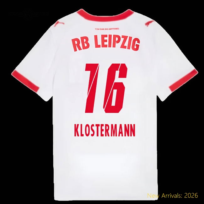 2025-2026 Red Bull Leipzig Home Shirt (Kids) (Klostermann 16)