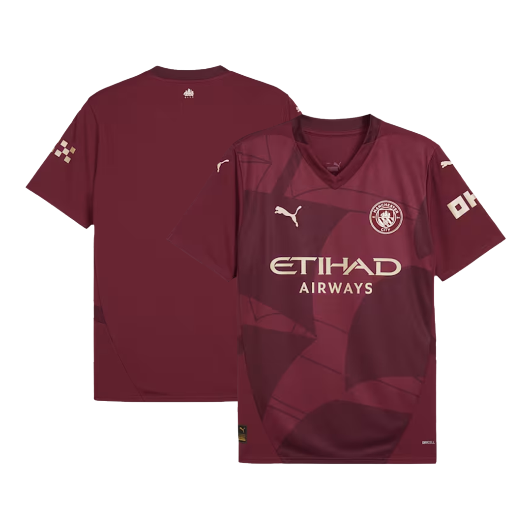 Manchester City Third Away  Soccer Jersey 2024/25 Authentic Kit
