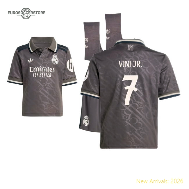 2024-2025 Football Team Youth Non-toxic Vini Jr. Jersey Dri-fit