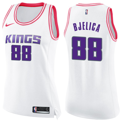 White Sacramento Kings #88 Nike Jersey - Economical Basketball Jersey