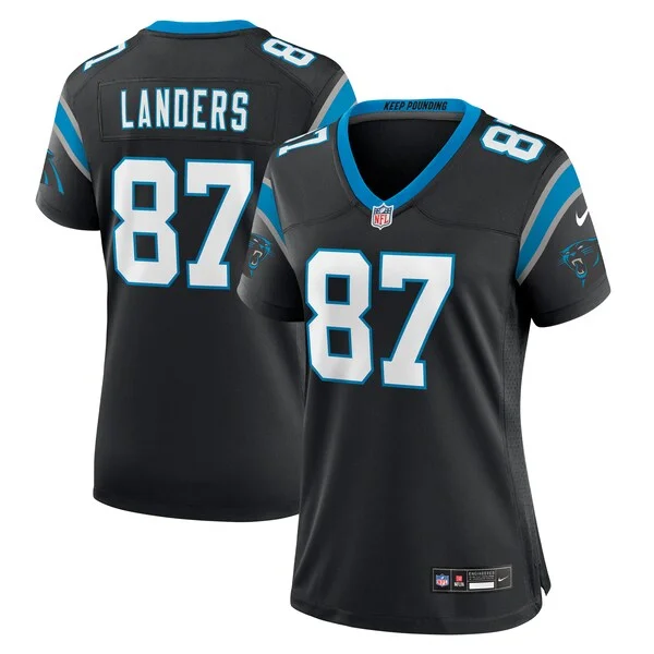 None Matt Landers Game Jersey - Black | NFL Player Jersey | NFL Footba