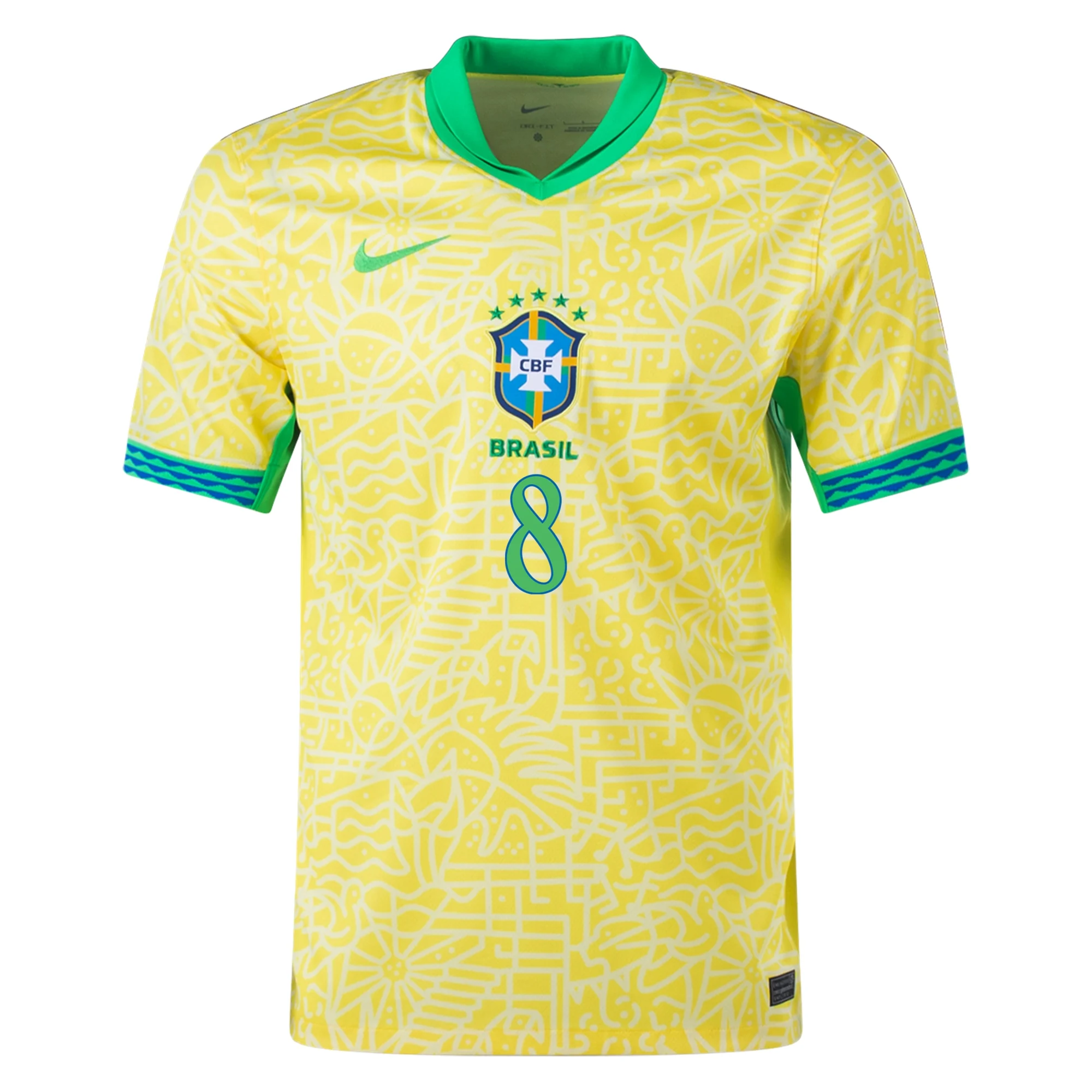 Brazil 2024-2025 Season Home Jersey –  Player Version S