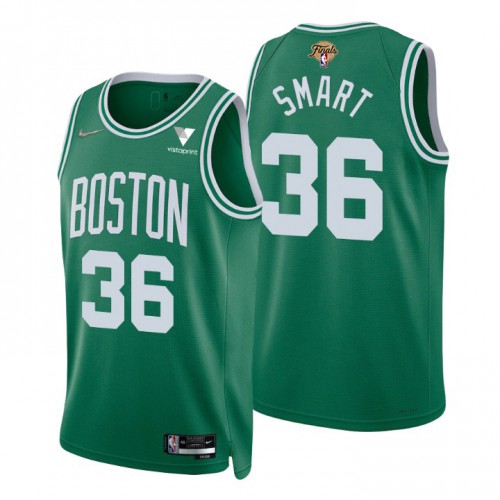 Green Nike Boston Celtics #36 Celtics Jersey - Mesh Fabric Basketball Jersey