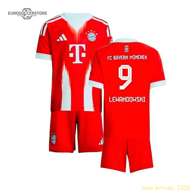 2025-2026 Bayern Munich Home Mini Kit (Lewandowski 9)