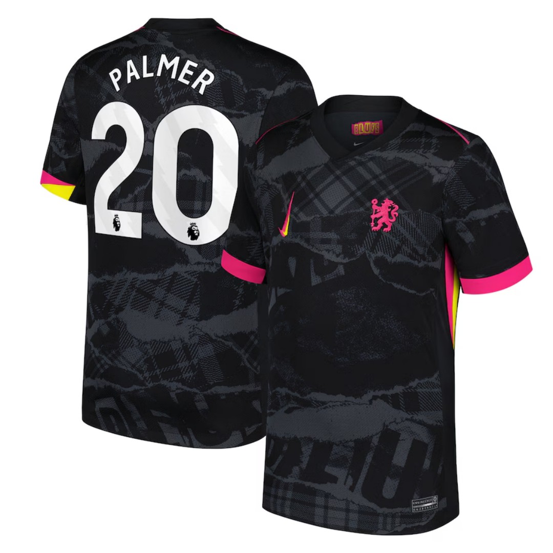 Elite Official 2425 Chelsea Black Football Shirt PALMER 20
