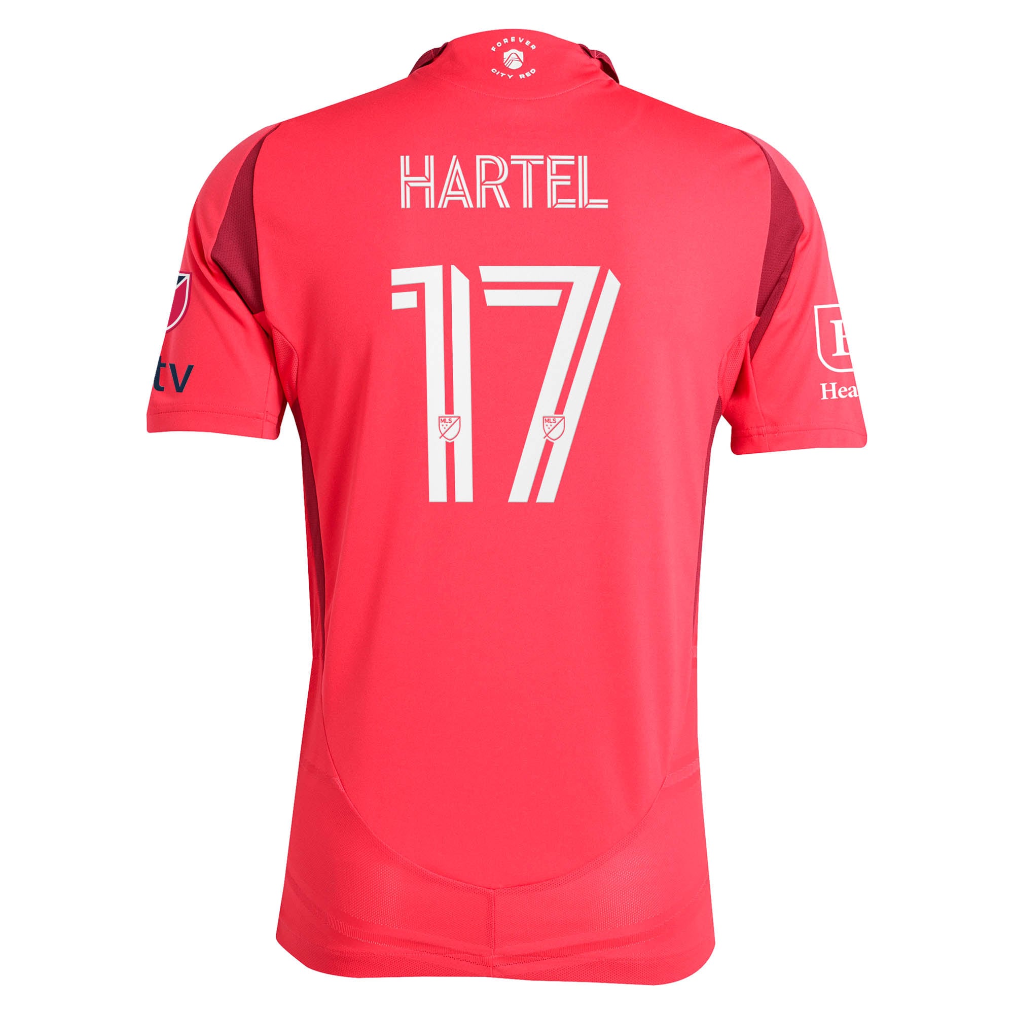 [SJH] Marcel Hartel St. Louis CITY SC 2025 Forever CITY Red On-Field Authentic Jersey - Red