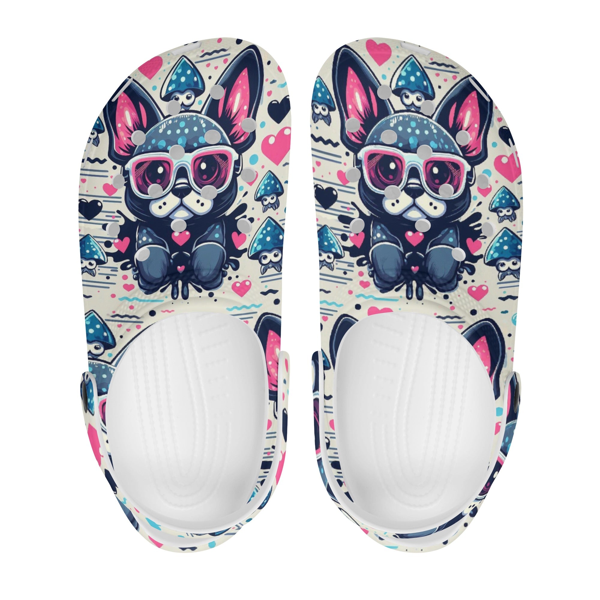 French Bulldog Hazel Unisex Clogs Essential Dog Supply