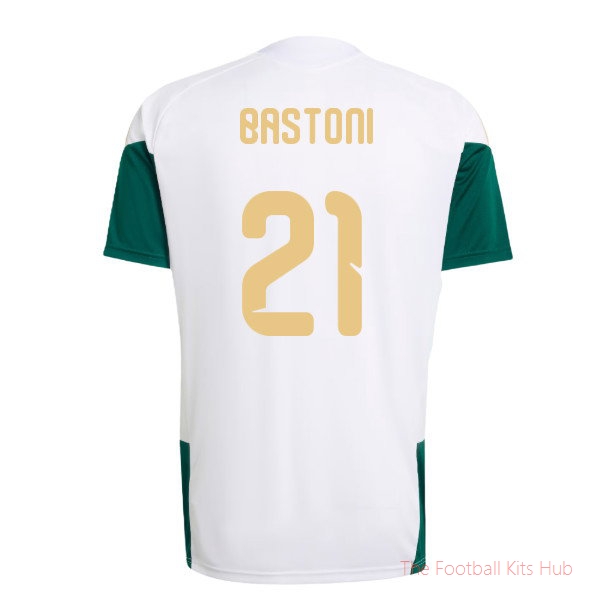 2026-2027 Italy Training Jersey (White) (Bastoni 21)