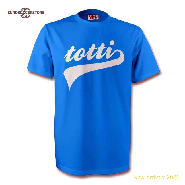 Francesco Totti Italy Signature Tee (sky Blue) - Kids