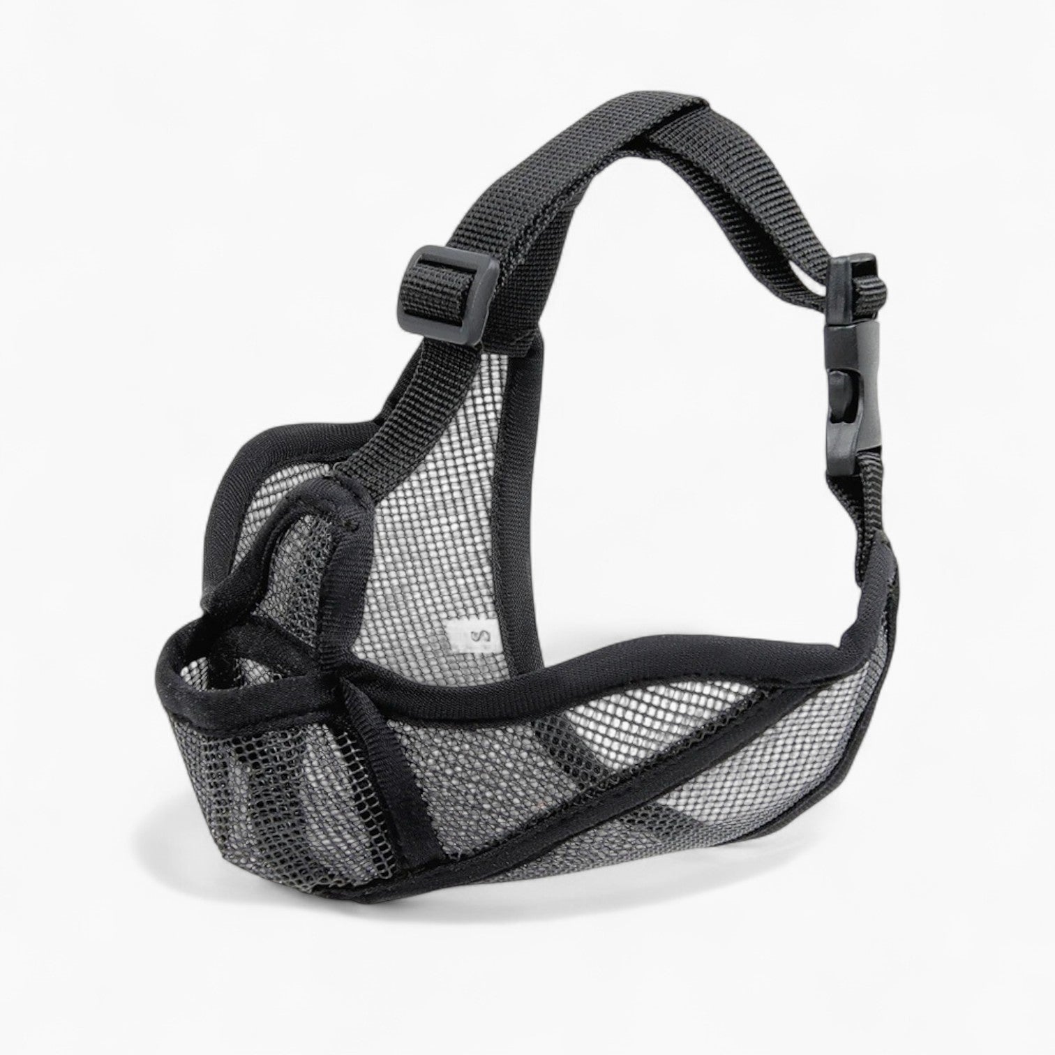 Pet-Lover Snoutease Frenchie Mesh Muzzle – Breathable Anti-bark Safet...
