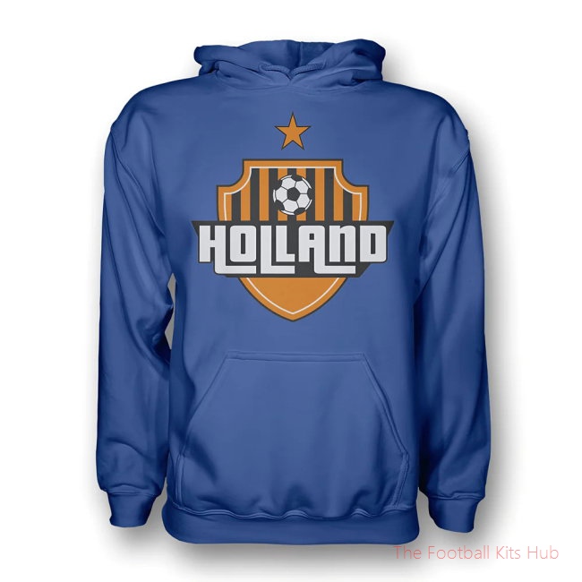 Men Netherlands Country Logo Hoody (blue)
