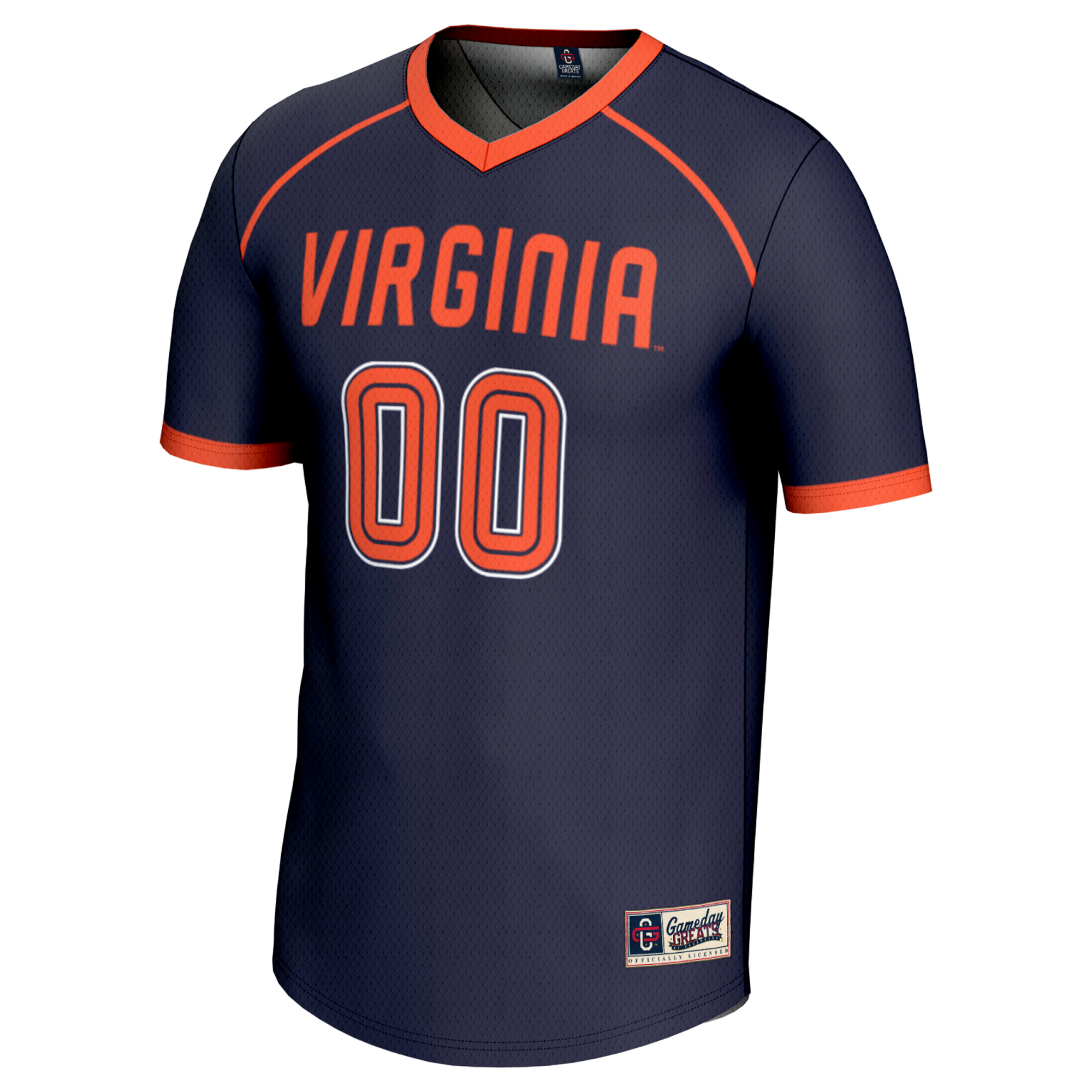 [DDG] Virginia Cavaliers GameDay Greats Unisex Women's Lacrosse NIL Lightweight Jersey - Navy