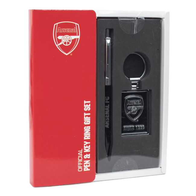 Arsenal FC Pen & Keyring Set (Fan Favorite)