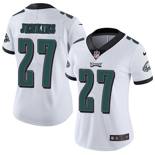 Authentic NFL PHI Eagles #27 Malcolm Jenkins White Limited Jersey